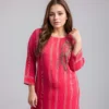 embroided yoke kurti