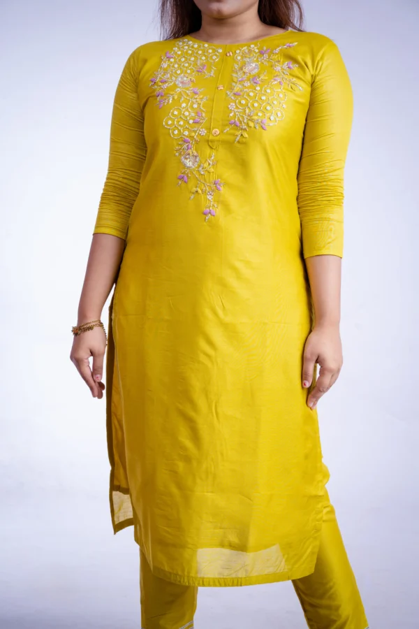 Yellow Dola Silk duppata Sets for Women