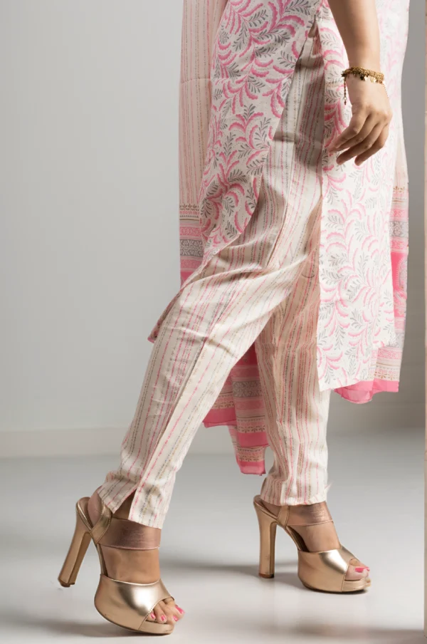 pink kurta set with dupatta