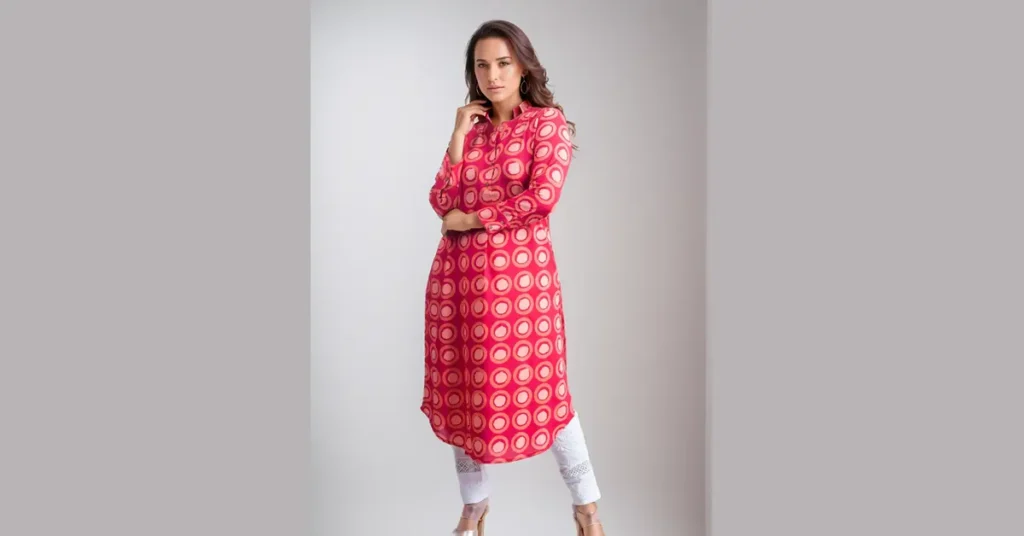 Printed Kurti with Jeans