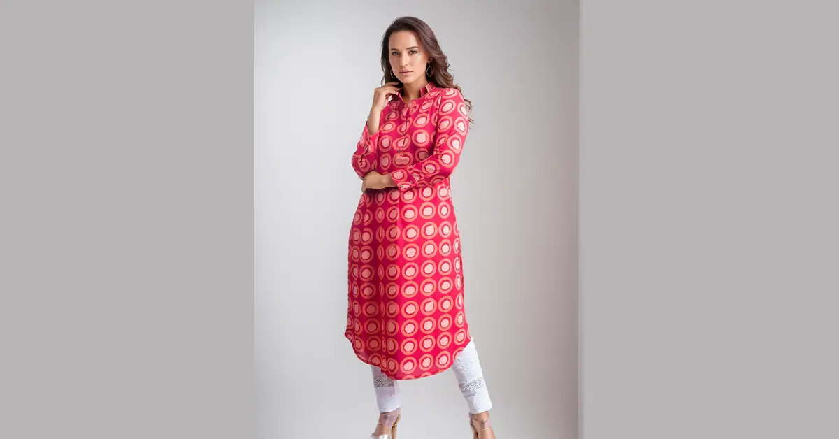 Printed Kurti with Jeans